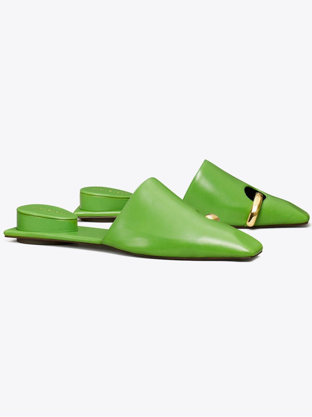 Tory Burch Pierced Mule - Green